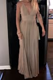Love it! You can tell that it is made from heavy quality material. I ordered a size Small, but probably could have gone with the Xsmall, but nothing too drastic. Besides that, i love the fit and the color. I am wearing as a bridesmaid dress in a wedding. - Jessica K.