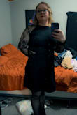 Dress fit perfect looks so good on and liked the material too - Kayla G.