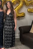 I purchased this dress for NYE and absolutely loved it! It was the perfect length and the adjustable straps made it easy to adjust the bust area. I got tons of compliments on it. I highly recommend! - Christina