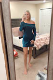 This dress would've been SO cute if the top wasn't SO tight. I couldn't move my arms up at all. It was incredibly uncomfortable. I could only move my arms as high as they are in this picture. I immediately returned it. I don't even think going up a size would've made a different. I don't suggest this for anyone who has normal or broad shoulders. It will not fit - Rebekka B.