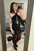 Wore it out for new years and loved it! Fit great. I could move well in it. I wasn't worried about my boobs popping out or being too showy because of the fringe! - Kelsey R.