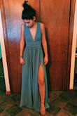 I love this dress. It's so incredibly comfortable and cute. The color is a little lighter than I thought but still so gorgeous. - ALLISON M.