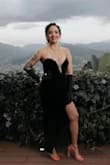 It made me feel like the hottest girl in the world. My belly is not flat so I never wear anything too tight but this dress has the stretch necessary to look tight without showing all your belly. I took my time choosing the right dress to feel elegant but sexy at the same time and this dress was more than perfect! - Stefania S.