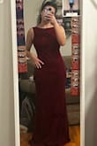 I love this dress! It fits so well and is modest. It is very comfortable and I could wear it all day! I have ordered Lulus before and it was amazing! Definitely get this dress for a wedding, concert, or even prom! - Maddie S.