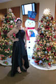 Everything is perfect in this dress! I really loved it and I received a lot of compliments. If I have to say something "bad" about the dress is that it wrinkles easily. It's really long, I had to wear high sandals and it was perfect. I promise you, you will love the dress! - Mary A.