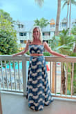 So comfortable and so many compliments. My husband absolutely loved this and told me several times how great I looked.

I didn't pack taller shoes just Birkenstock sandals so it was a little long, would recommend wearing a wedge or small heeled sandal otherwise it will drag a little bit so comfortable and beautiful!  My midsection is my least favorite body part but I took a chance with this and I am glad I did! - Jennifer B.