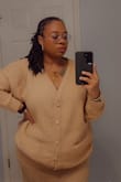 I love the oversized look. Super comfy and stylish. Can be worn for professional/work settings and/or church. I received so many compliments, I am ordering the black one as well. - Mariah A.