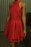 This dress arrived before the day it was suppose to come, which was amazing. Since I run very small in the bra area I had to get the dresses tailored. But otherwise this dress was amazing - Nina B.