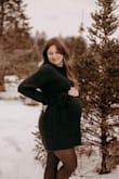 I was looking for a very specific color for my maternity photos.  This dress did not disappoint!  I ordered my usual size despite being 8 months pregnant and it was perfect. - Allison K.