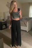 I did have to have these pants hemmed because I'm a shorty, but I absolutely love them. You can dress them up beautifully. - Amanda S.
