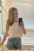 The shorts are so cute. They are very fitted, definitely like a daisy duke type short. I've worn them to the gun range and for a day at the park. - Amanda S.