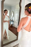 These shoes were PERFECT for my dress! So comfy, as we were on the lawn and on the beach and rocks taking pictures. - Michele H.