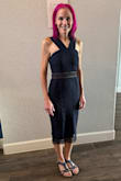 I absolutely loved this dress! It's the first dress I've bought since my own wedding 20 years ago. I simply don't wear dresses so finding the right one was a big deal for me. I wanted something a bit modern/edgy yet classy. This dress was perfect and I got so many compliments on it! The cutouts around the waist were just the right touch while still having elegance.  It was size XS and fit great everywhere but I certainly had no extra room in the chest. It was a bit snug in the bust. I was thrilled with the quality of the dress as well as the entire online shopping experience with Lulus! - Angie B.