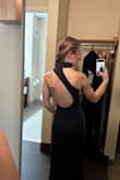 I love this dress so much! I got so many compliments on the back / whole dress. The fabric was thick enough but also stretchy. It made the neck portion comfortable, instead of annoying. And the price was great! Especially because I found a coupon when I set up my own Lulus account. I hemmed about 3" off because I'm short. - Katy B.