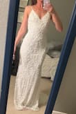 I love this dress! I am getting married in April and this is definitely my dress. Couldn't be happier. I will be having it shortened because I am not that tall, I also would prefer it not drag on the ground, but otherwise everywhere else is a perfect fit and very flattering. - Zoe F.