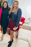 Amazing with my black bodysuit and black leather jacket - Priscilla