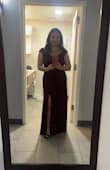Wore this dress to a wedding and received so many compliments. Fit perfectly and was able to dance comfortably all night long! The dress was too long so I did have it hemmed, just FYI for short girls like me! - Courtney G.