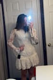 I thought the dress would be more white but it's very cream, and beige. It was also a little bigger than I expected and thought it would be. This is the first dress that I haven't loved from lulus - Santana M.