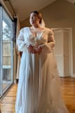 So the description of the dress is totally correct in that there is no stretching to be had. It is still a really beautiful and almost vintage looking dress. I was nervous ordering from Lulu's but it's a good dress. 9/10. - Alea F.