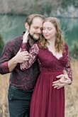 I wore this for my engagement shoot and it served me well. The lace was tight in the arms for me, and it was tight in the upper body but fits well otherwise. - Lee S.