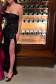 The straps were in a weird spot for me, so I cut them off. Works great as a strapless dress with a little fashion tape. - Ashley W.