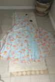 Very disappointed with this dress first dress too small and returned for larger size which was too big and skirt had way too much material. Looks great on the model but very disappointing on. Also can't return it as it's final sale which prompts [me] not to shop at this site again especially when only available online. Have to donate to charity as l won't be wearing it - Annette C.