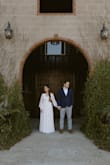 I loved this dress. The perfect dress for our engagement photo shoot. It was not see through at all. It was long, however I had it hemmed without issue. True to size, would buy 100x again.
Photo credit: From Life To Dust Photography - Cassandra B.