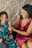 I should have opted for a small, but I was concerned it might be too tight. To avoid any mishaps during our family Christmas photos, I used a brooch at the bust. The dress was a beautiful color, very comfortable and earned many compliments. In fact, someone liked it so much they bought it from me, so it's no longer in my wardrobe, but it definitely served its purpose! - Danielle L.