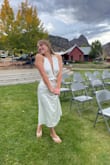 I got this for my wedding rehearsal and I absolutely loved it! I felt like Marilyn Monroe! Highly recommend - Chandelle L.