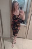 Wore this dress for a work event awards gala. It fits perfectly, hugs all the right places, and the ruching detail in front is so so flattering! I usually don't wear any prints and I'm shocked that I loved the print of this dress so much!! So freaking pretty!
Was deciding between a small and medium due to measurements in both categories. Glad I went with the medium! It was the slightest bit loose at my waist but fit my hips perfectly.
Highly recommend for any event! - Victoria H.
