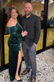 This dress was perfection. It fit so comfortably. The ruching through the middle hid any undergarment lines. I wore pasties in lieu of a bra due to the neckline. I got stared down the entire night of my event and personal texts and phone calls to compliment how gorgeous friends and family found my ensemble. This dress made this mom of two feel like a rockstar!! - Sarah G.
