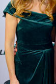 This was the perfect dress for two holiday events this winter. It's the most comfortable dress I've ever owned! I would imagine this would be flattering for all body types, and the sleeves can be worn different ways - off shoulder, one shoulder, cap sleeves, etc. 10/10 outfit - Chrissy W.