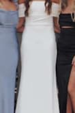 This dress was so stunning! It fit me so well, but I do recommend sizing up! The material is great and not see through at all!! I got so many compliments and loved this dress so much!! - Ellie H.