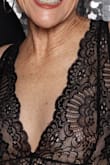 So sexy that I was stopped on the dance floor multiple times by women asking me where I got it. It fits like a glove and stays put. I'm petite and I'm used to straps falling down. Not this time. Slapped on some nip covers and had a great evening. And I'm 60! - Dori V.
