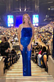 This was perfect for a night out with the girls! I wore it to a Kelsea Ballerini concert and was stopped probably 20 times by girls complimenting this jumpsuit. The sequins on the legs do stick together but nothing that would keep me from buying this again. It's true to size and not too long which I loved since I'm semi-short. Favorite jumpsuit ever! - Ashten A.