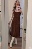 This dress is absolutely perfect. It fits as if someone came and took measurements themself before creating it. It is also extremely comfy! - Megan H.