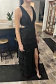 We were looking for a simple, elegant black dress for prom and this dress is perfect. Very nice material and fits perfectly. - Elizabeth S.