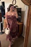 I love this dress! Makes me feel so pretty and confident. Only downside is the zipper seems to get stuck where the material changes but it's not a huge issue. - Aerial A.