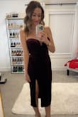 I wore this dress to a semi-formal and got so many compliments! It was classy, and the color and material were perfect for the winter season! - Abagael N.