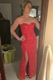 After other reviews, I chose to size up and get a medium. Fits well but zipper a little tricky. You have to zip it up real fast! - Ali T.