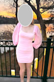 Daughter wore for Valentines Dance. Based on size chart we ordered a small but exchanged for a medium. It was slightly tight on a figure that may have a few more curves. Appreciated the super fast shipping and that it was US based. - Dana H.