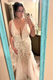 I wanted to love this dress, but it just looked weird on me. The design is unique and might look cool in the wind. Didn't feel like it hugged my hips to show my shape. - Bailey Y.