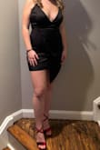 Very open in the chest area. No way to pin it closed. I needed to hold my chest bending over. Slip underneath bunches up and creates a weird line. - Kate S.