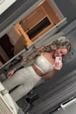 I wore this for my bachelorette, and it was absolutely PERFECT! The top was a little snug on me and the pants were a little long, so I had them hemmed to fit perfectly. It was GORGEOUS! Highly recommend! - Shannon O.