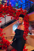 Great little black dress! The folded top does move a lot but it was still cute! - Natasha B.