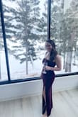 This dress was perfect! The soft velvet was so comfortable and flattering. It has a bit of stretch to it so easy to move around and dance in. - Jessica M.