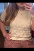 I wore this sweater for a Galentines party, it fit well and was a quality material. Comfy and cute - Alexandria W.