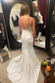 If you want an amazing dress at a fraction of the cost without losing quality, this is it!!!  Perfect for our wedding on the beach in Punta Cana!!!  I had it hemmed in the front because we are gonna be barefoot. Pics are before being hemmed. - Pam K.