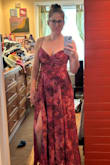 This dress fit really nicely on the top and was comfortable and loose on the bottom and a really nice length. I chose to go with a different dress for my friends wedding, but this was my second choice - Rebecca O.
