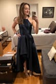 I really love the way this dress fits and the way it looks! I have a very small bust so I love the neckline. It's pretty snug through the rib cage so be mindful of that when picking your size. The dress also has pockets - didn't realize that! I steamed all the wrinkles out and it looked great after I did that. The adjusters on the straps aren't the best quality so I will probably wear my hair down when I wear this dress to a work Gala. I'm very happy with it overall! - Darlene C.
